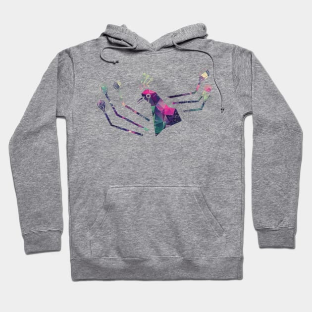 Peacock animal lover Hoodie by Nulian Sanchez